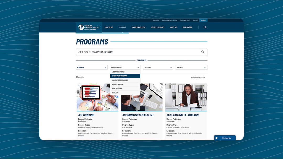 TCC - College, Only Smarter, web browser