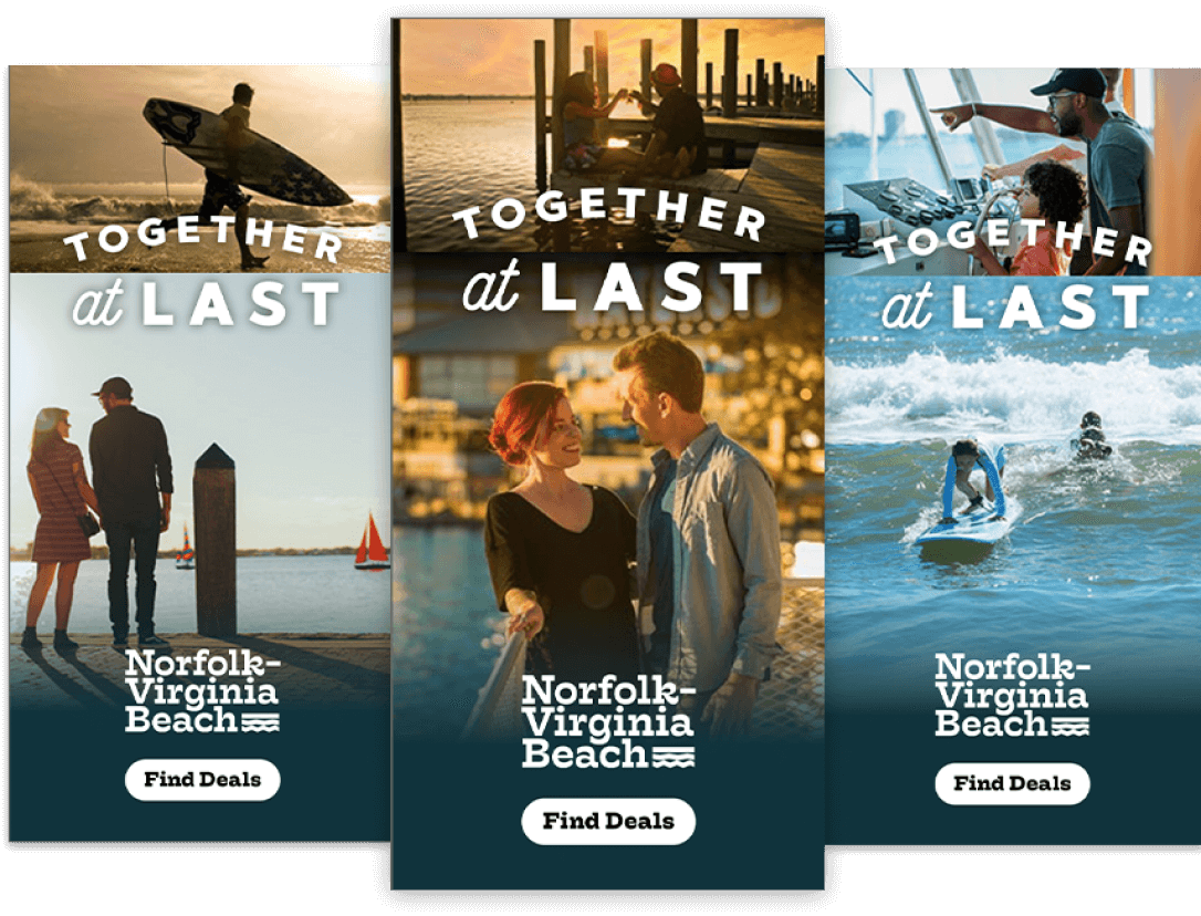 Visit Norfolk - Together At Last, display units